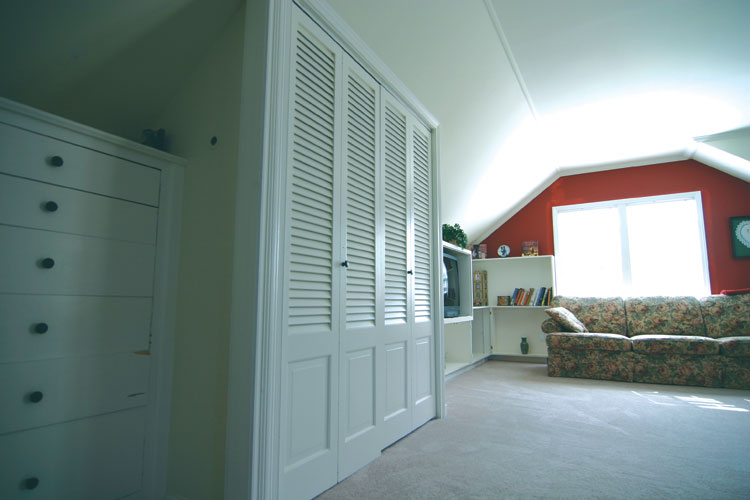 Bedroom after interior painting in Easton, PA