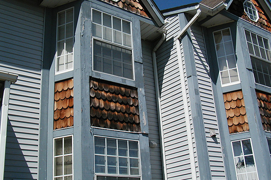 Apartment complex after exterior painting in Allentown, PA