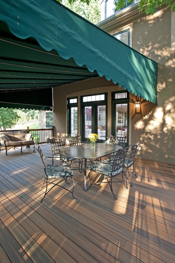 Deck after exterior painting in Allentown, PA