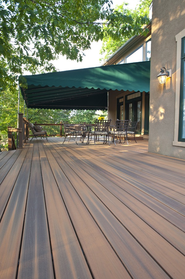 Deck after exterior painting in Allentown, PA