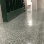 Lockers at school after working with a painting contractor in Whitehall, PA